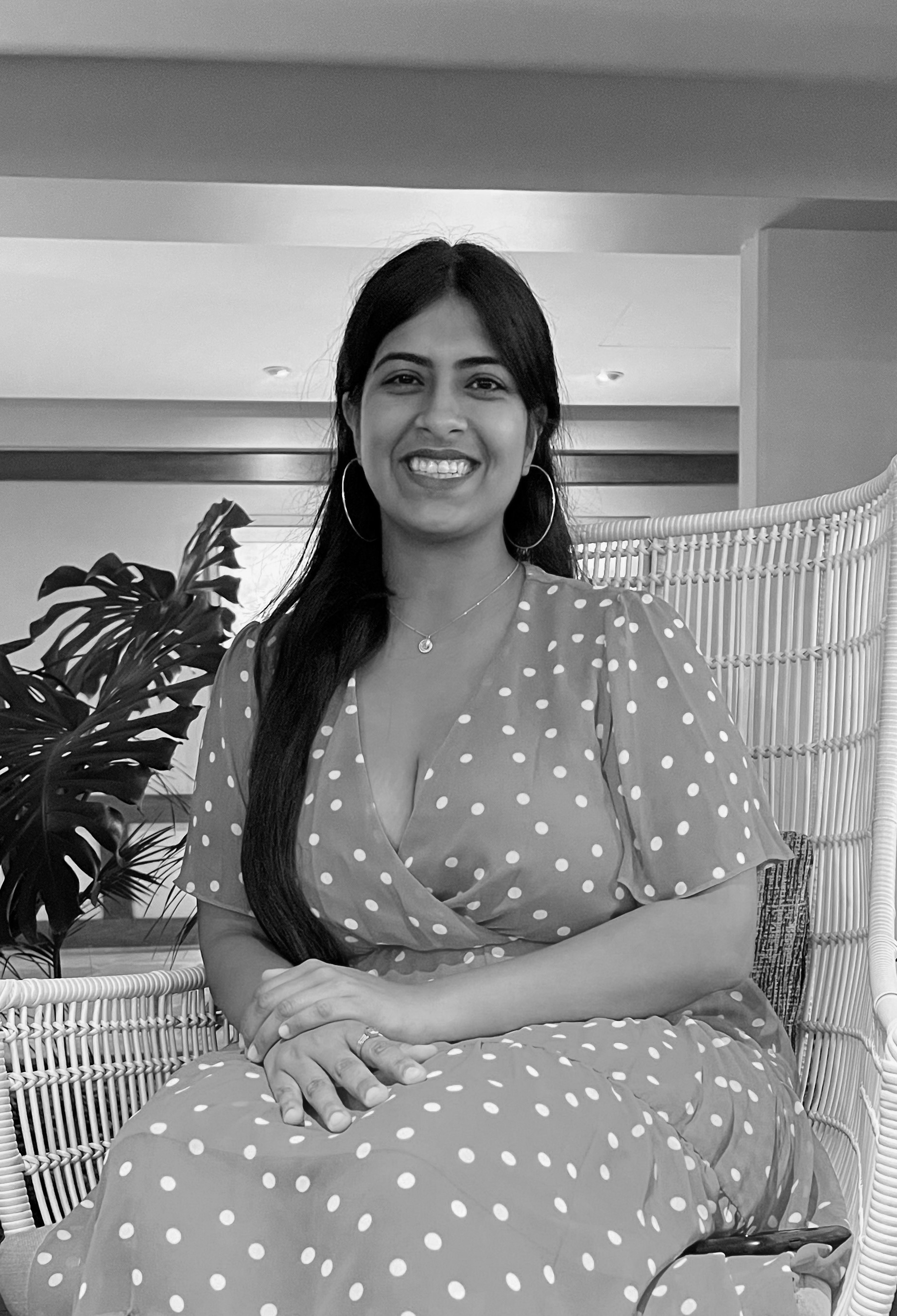 A portrait of Aditi Srivastav Prasad